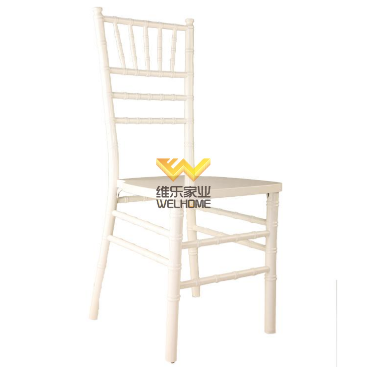 Wholesale Manufacturer white color stackable wooden chiavari wedding chair tiffany chair for wedding event rental